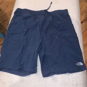 The North Face blue shorts